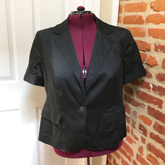 Style & Co. Jackets & Blazers - Style & Co. Women's Stretch Short Sleeve Blazer
